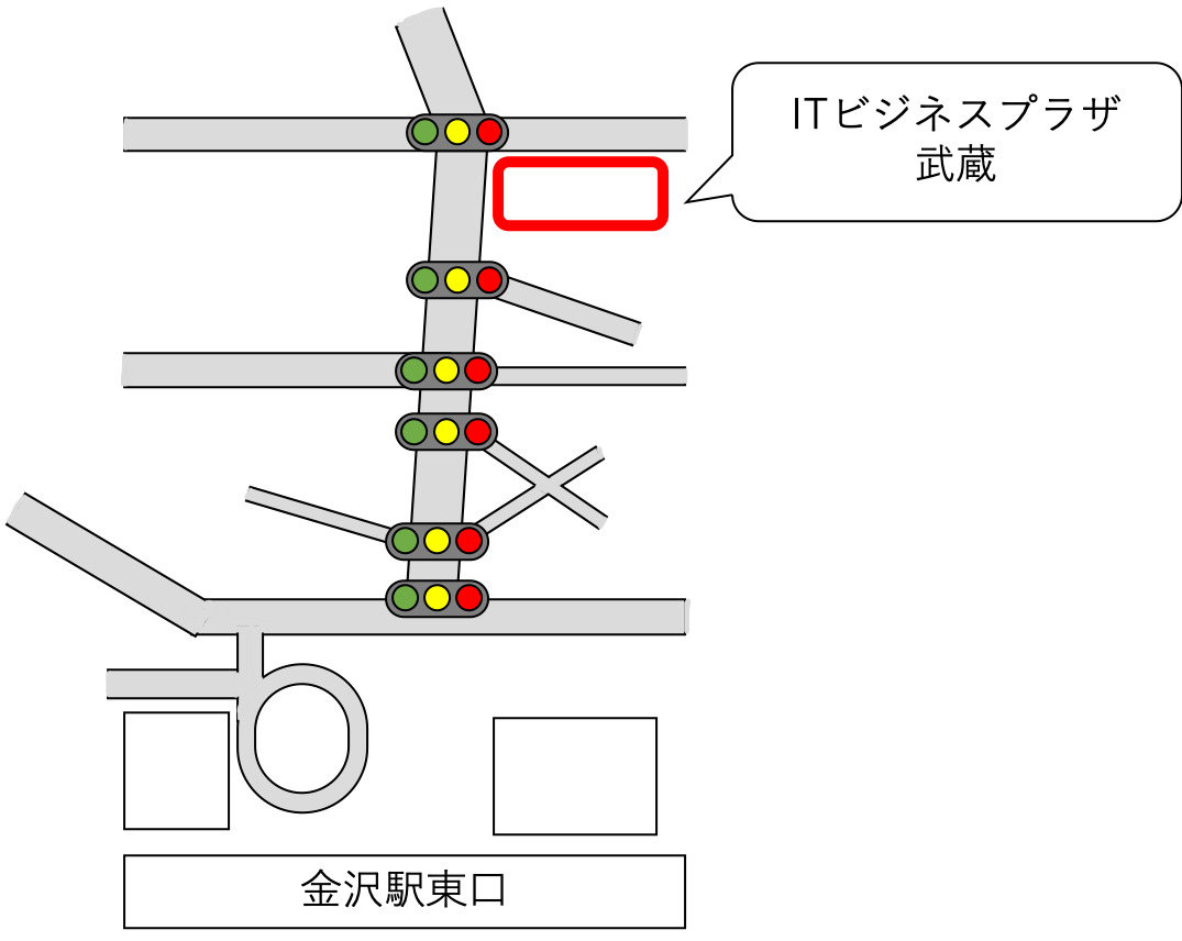 ITプラザ武蔵へのアクセス